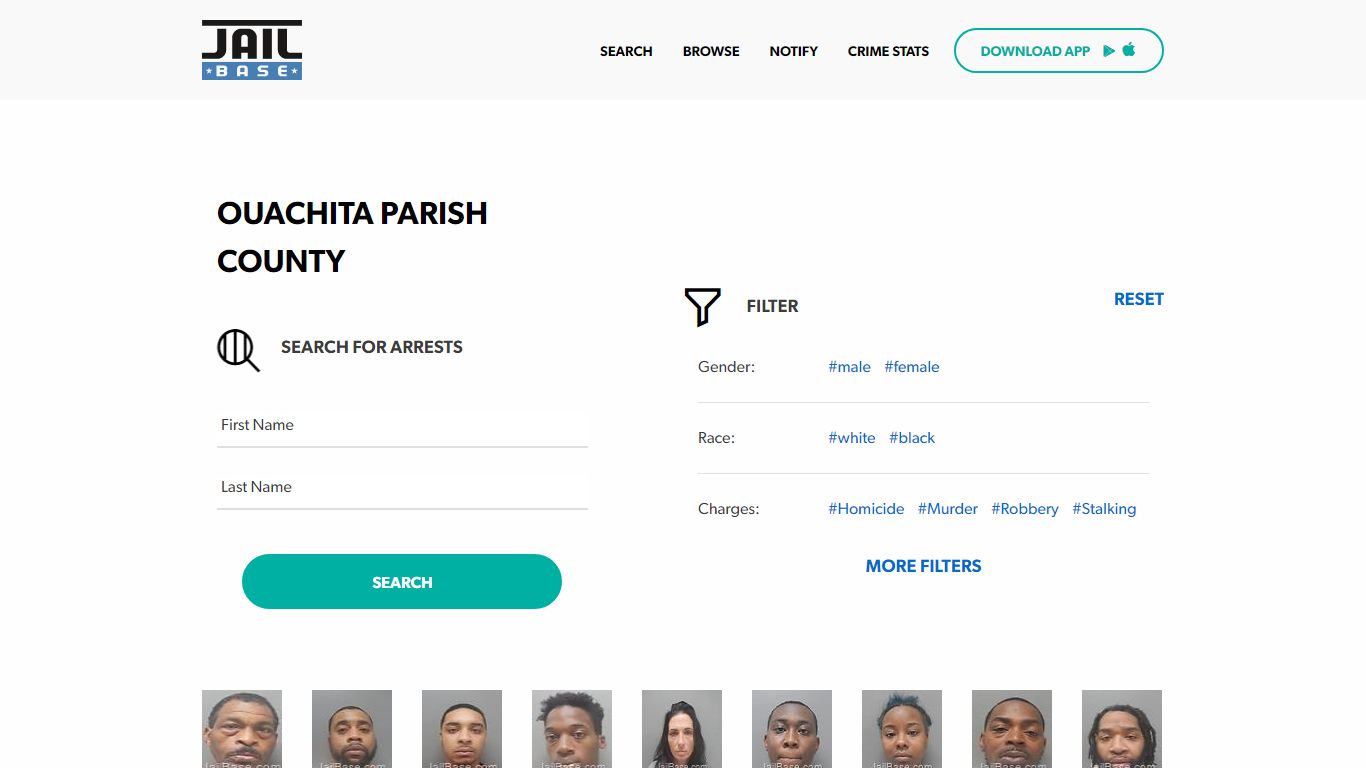 Ouachita Parish County Jail Inmate Search and Mugshots | JailBase